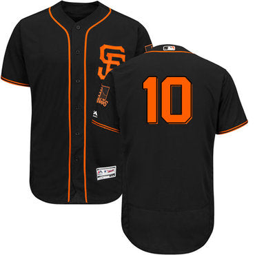 San Francisco Giants 10 Evan Longoria Black Flexbase Authentic Collection Alternate Stitched Mlb Jersey