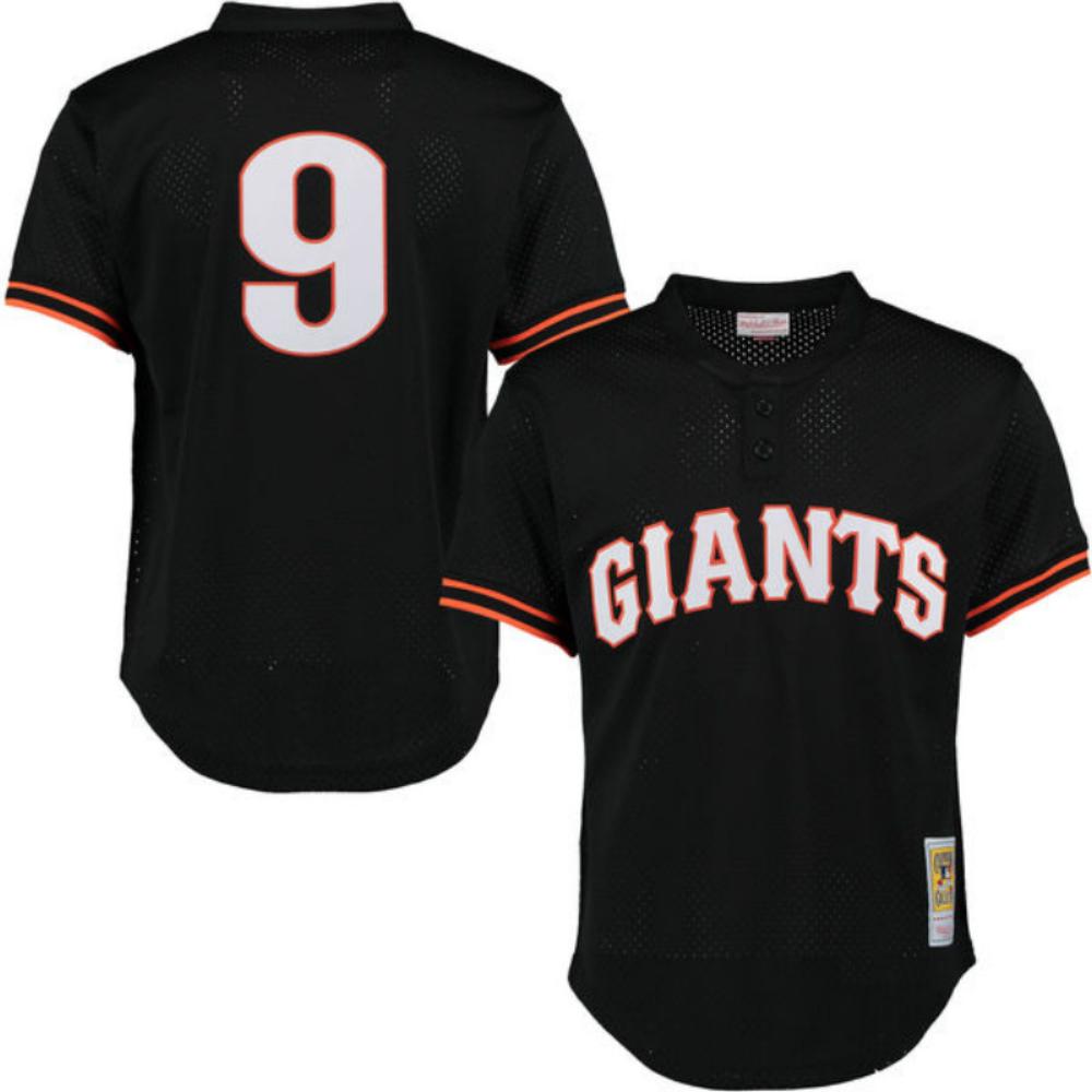 San Francisco Giants Matt Williams Black Mesh Throwback Pullover Jersey