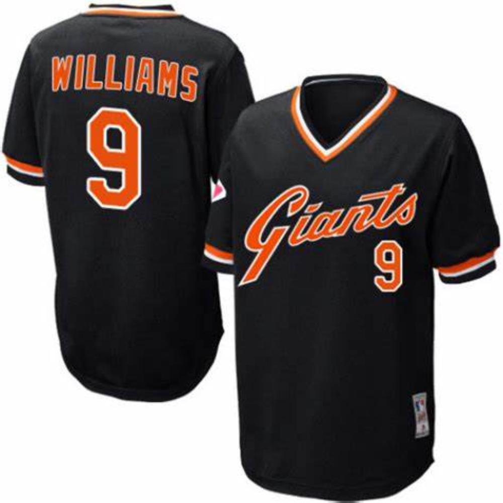 San Francisco Giants Matt Williams Black Throwback Pullover Jersey