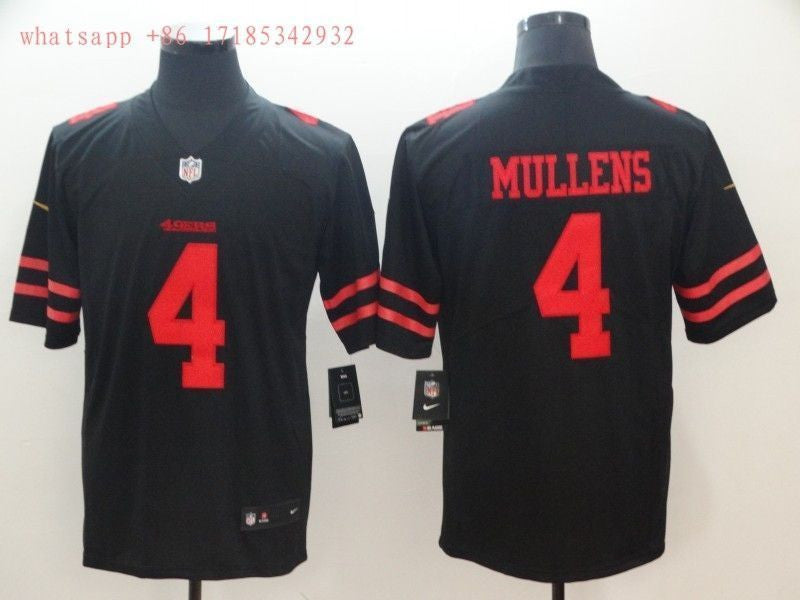 San Francisco Nick Mullens 4 2020 Nfl Black Jersey Jersey