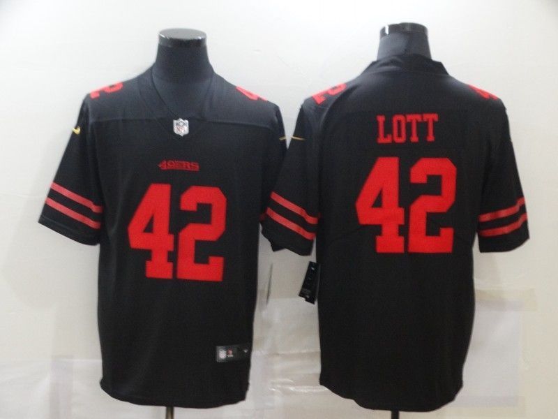 San Francisco Ronnie Lott 42 2020 Nfl Black Jersey Jersey