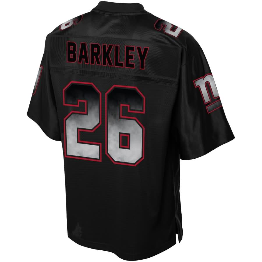 Saquon Barkley New York Giants Nfl Pro Line Smoke Fashion Jersey Black