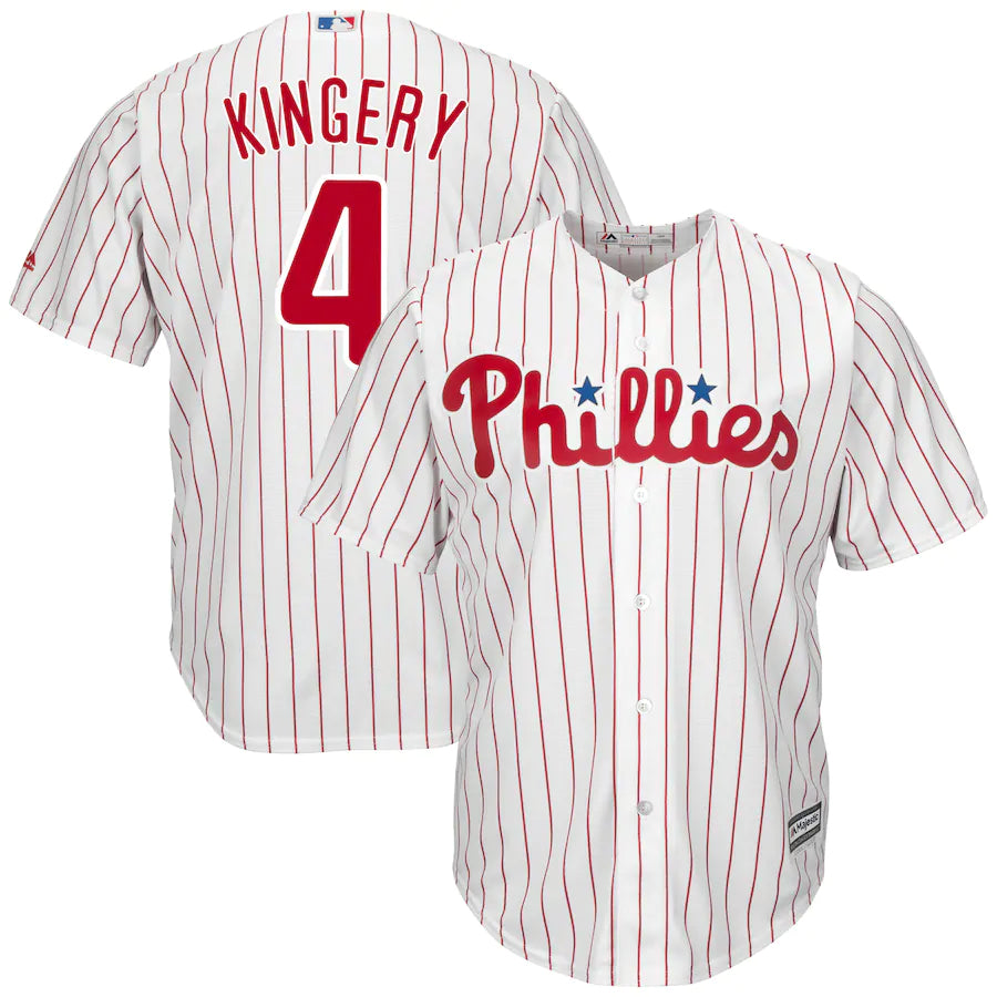 Scott Kingery Philadelphia Phillies Majestic Official Cool Base Player Jersey White