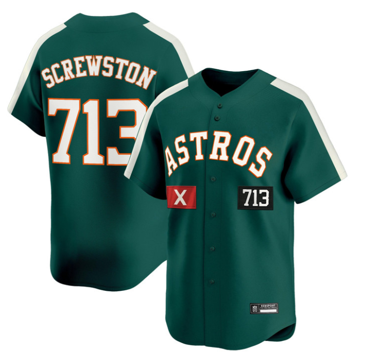 Screwston Jersey #713 Houston Astros Squid Game 2025 Vapor Limited Stitched