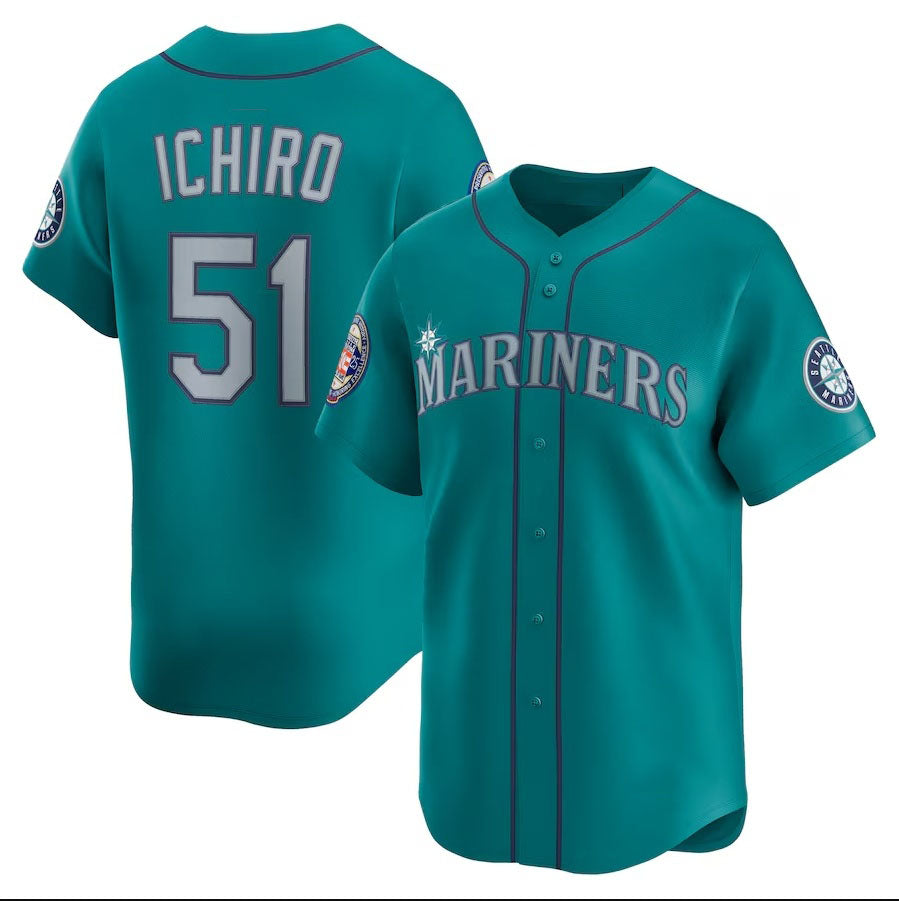 Seattle Mariners #51 Ichiro Suzuki 2025 National Baseball Hall of Fame Alternate