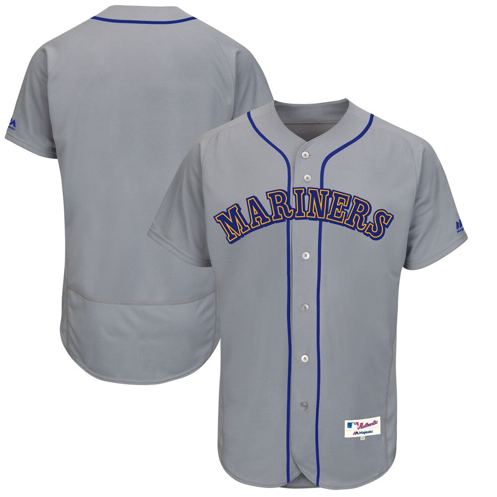 Seattle Mariners Majestic 1989 Turn Back The Clock Team Jersey Gray