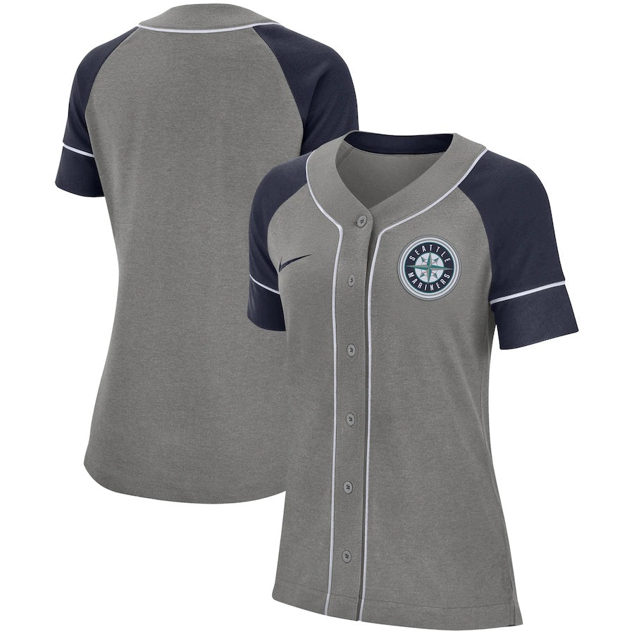Seattle Mariners Nike Womens Classic Baseball Jersey Gray