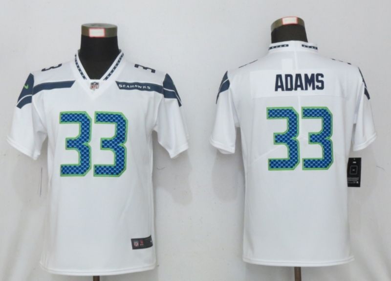Seattle Seahawk Jamal Lee Adams 33 Nfl 2020 White Jersey