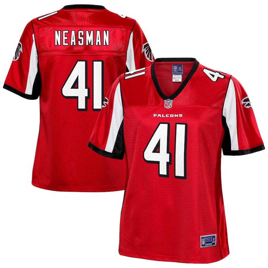 Sharrod Neasman Atlanta Falcons Nfl Pro Line Womens Team Color Player Jersey Red