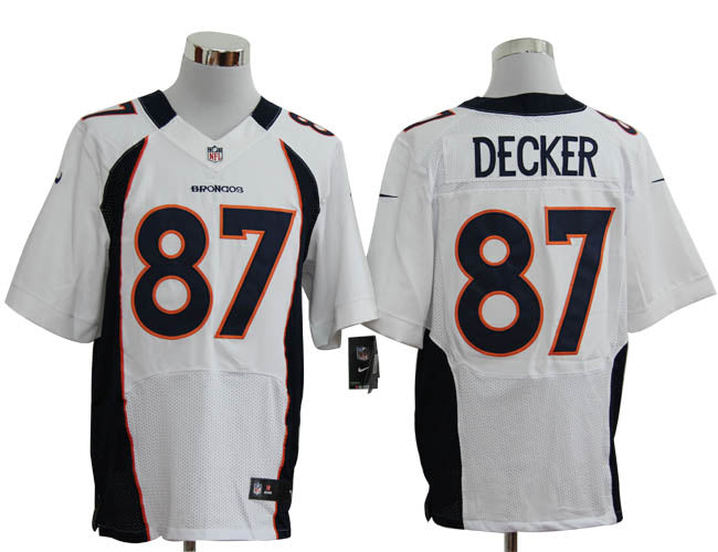 Size 60 4xl eric Decker Denver Broncos 87 White Stitched Nike Elite Nfl Jerseys