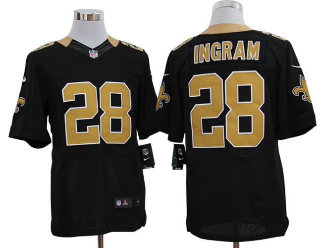 Size 60 4xl mark Ingram New Orleans Saints 28 Black Stitched Nike Elite Nfl Jerseys