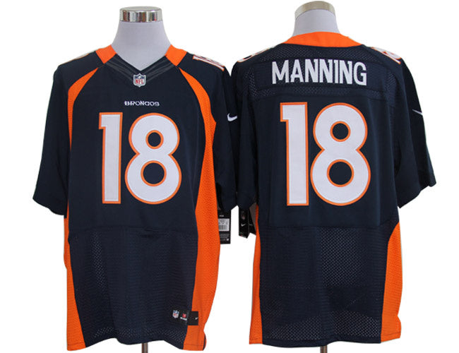 Size 60 4xl peyton Manning Denver Broncos 18 Blue Stitched Nike Elite Nfl Jerseys