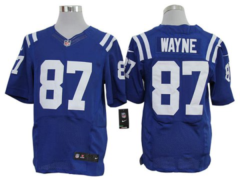 Size 60 4xl reggie Wayne Indianapolis Colts 87 Blue Stitched Nike Elite Nfl Jerseys