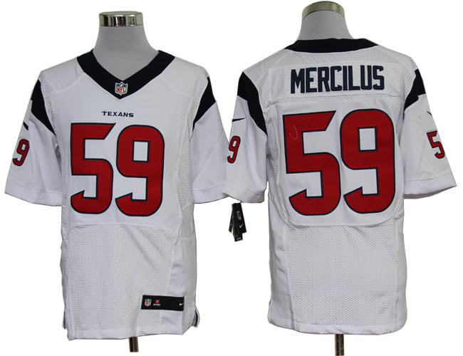 Size 60 4xl whitney Mercilus Houston Texans 59 White Stitched Nike Elite Nfl Jerseys
