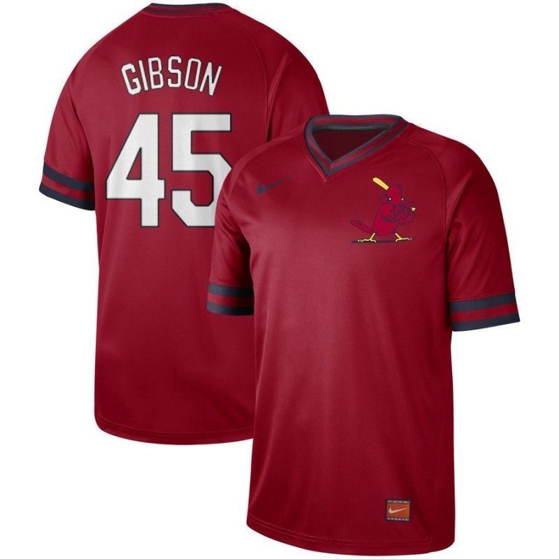 St Louis Cardinals Bob Gibson 45 2020 Mlb Red Womens Jersey