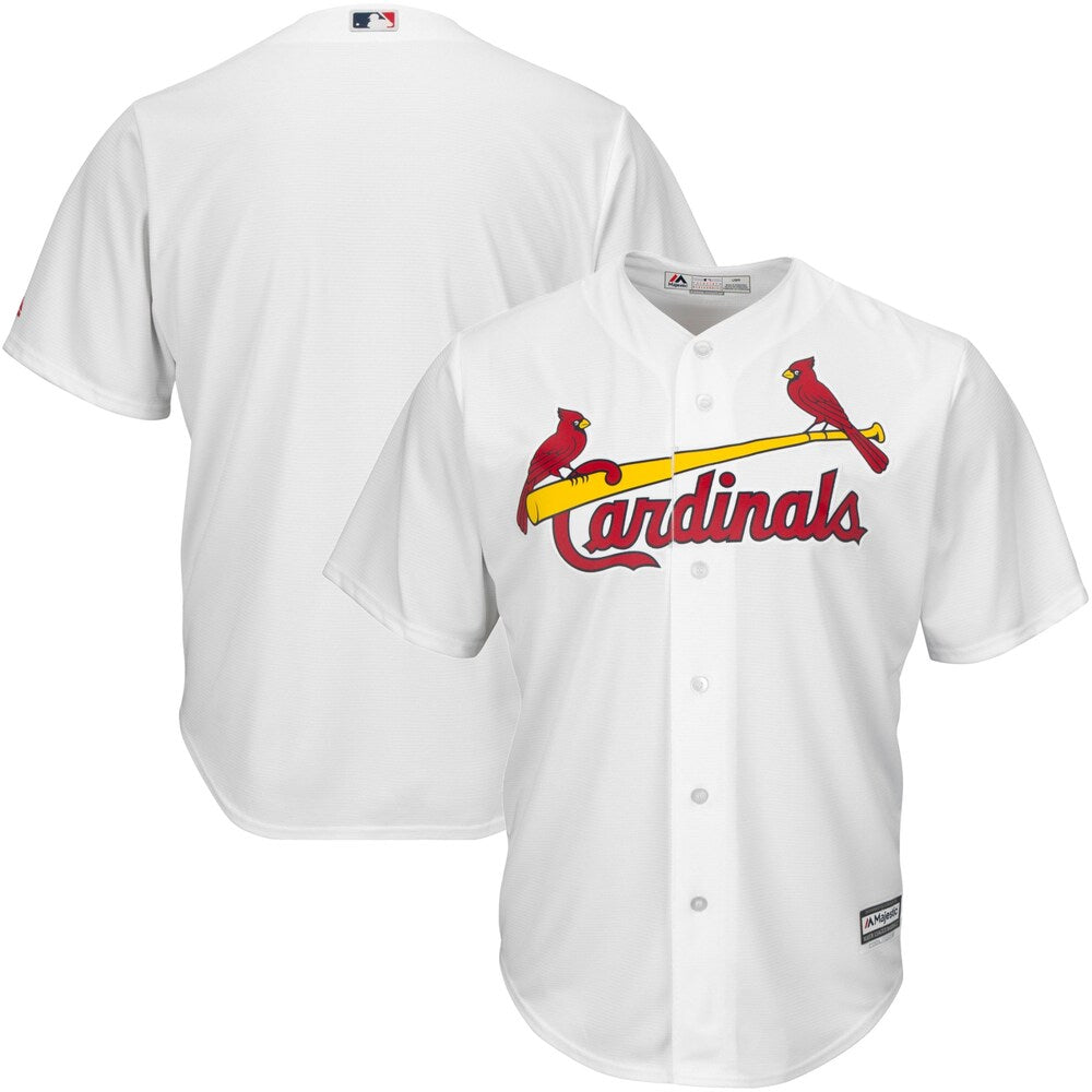 St Louis Cardinals Majestic Big Tall Cool Base Team Jersey White