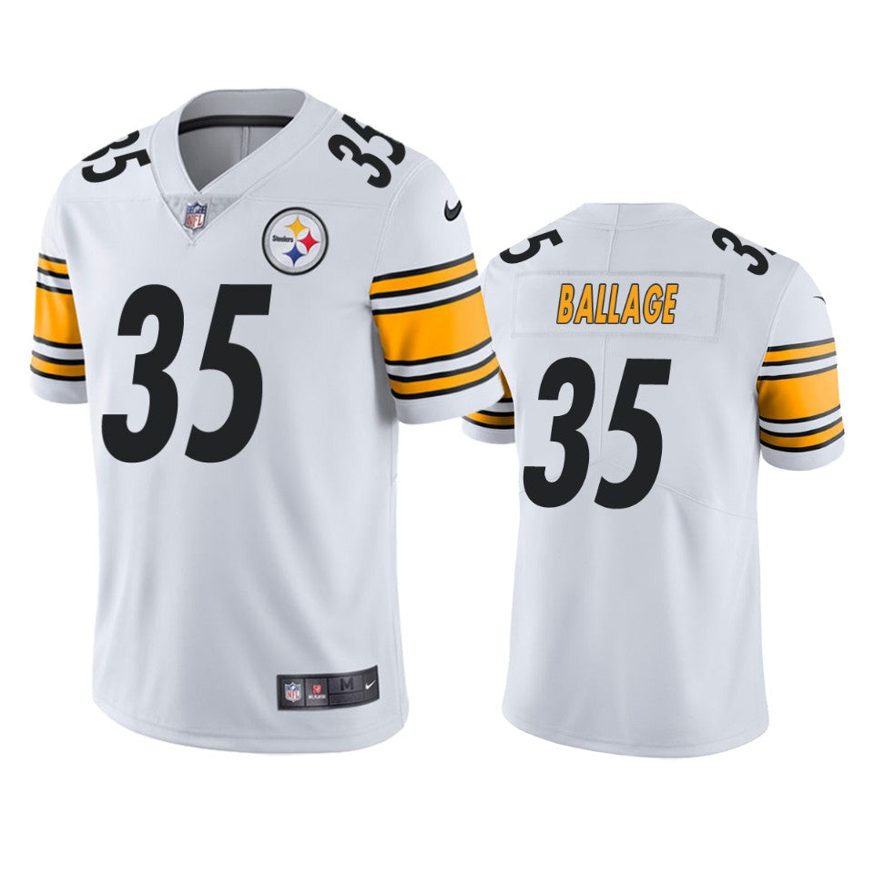 Steelers Kalen Ballage Vapor Limited White Jersey