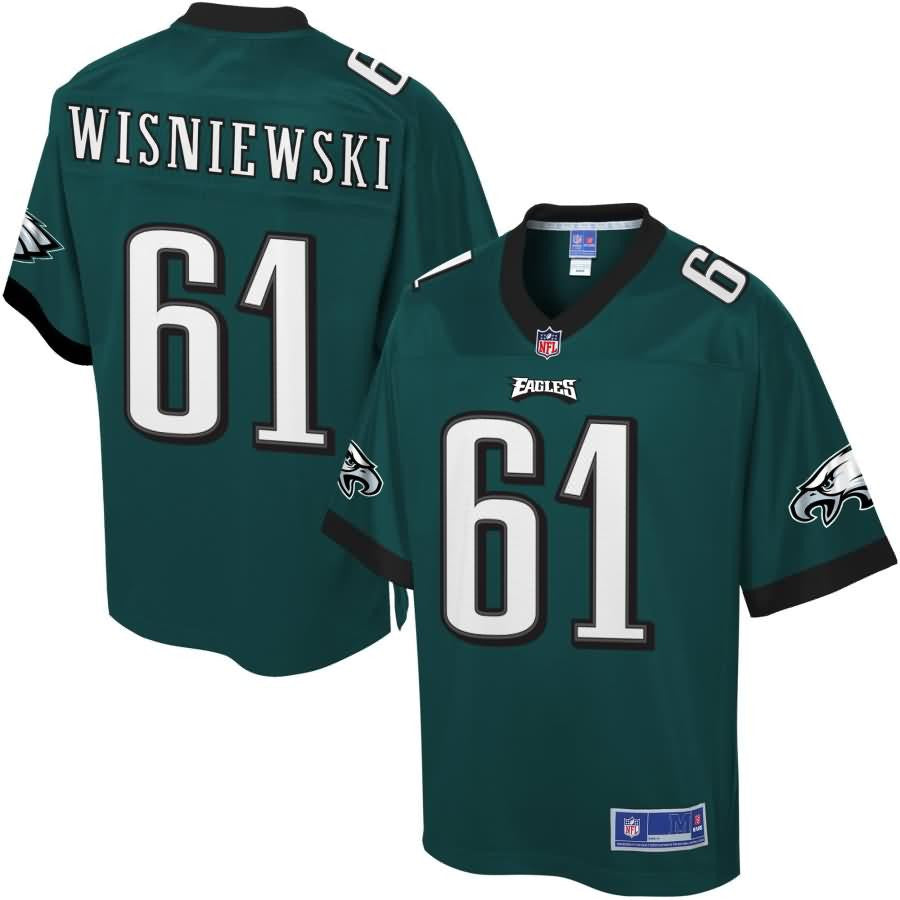 Stefen Wisniewski Philadelphia Eagles Nfl Pro Line Player Jersey Midnight Green