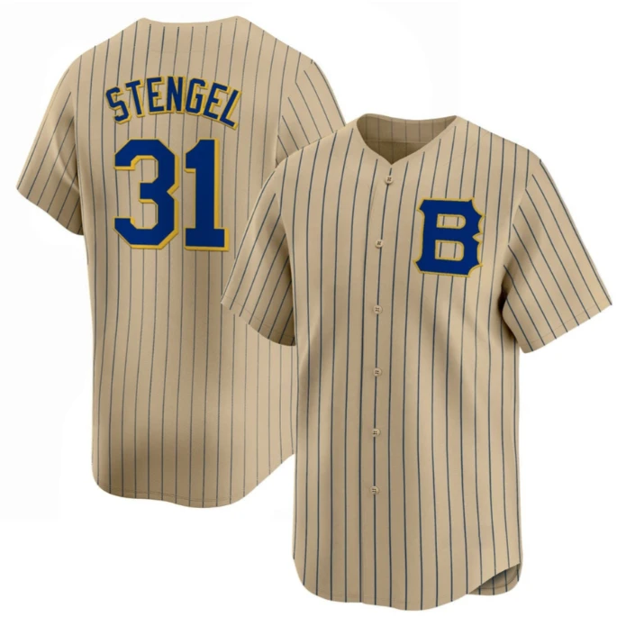 Stengel #31 Boston Bees Pinstripe Jersey All Stitched