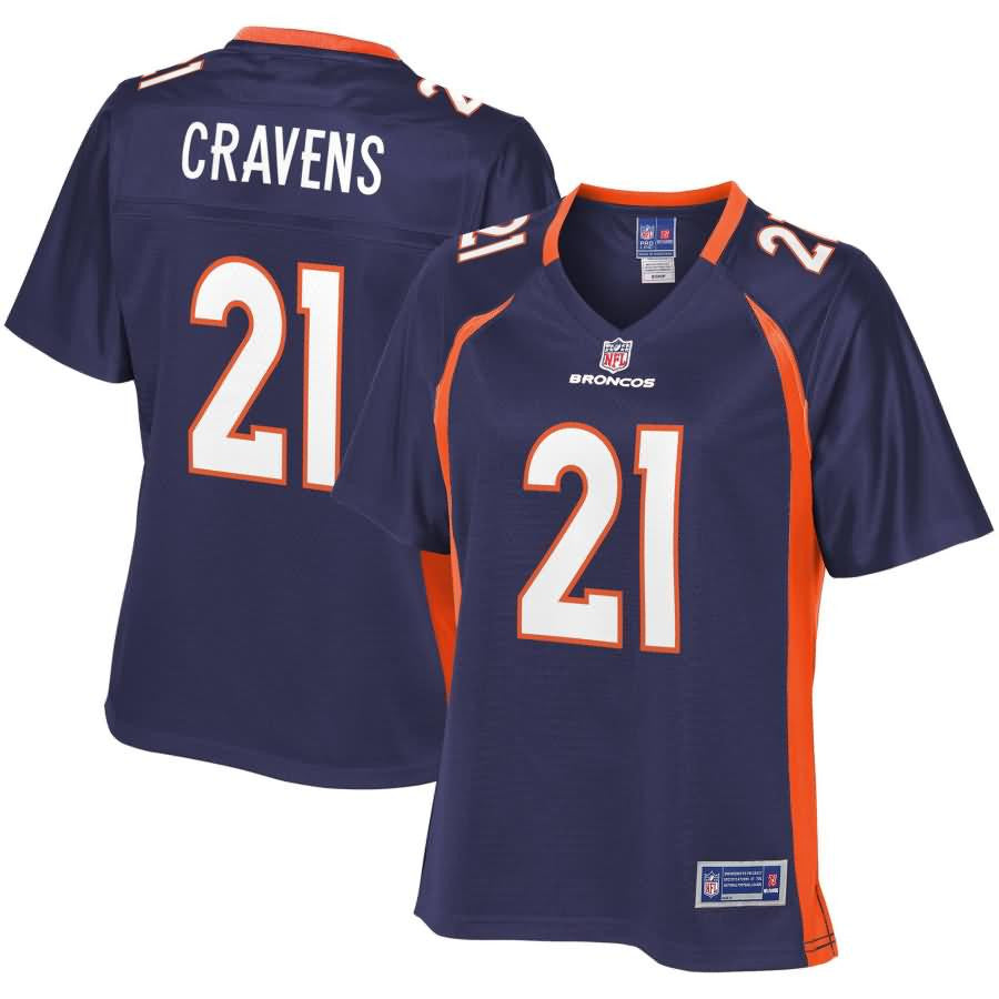 Sua Cravens Denver Broncos Nfl Pro Line Womens Alternate Player Jersey Navy