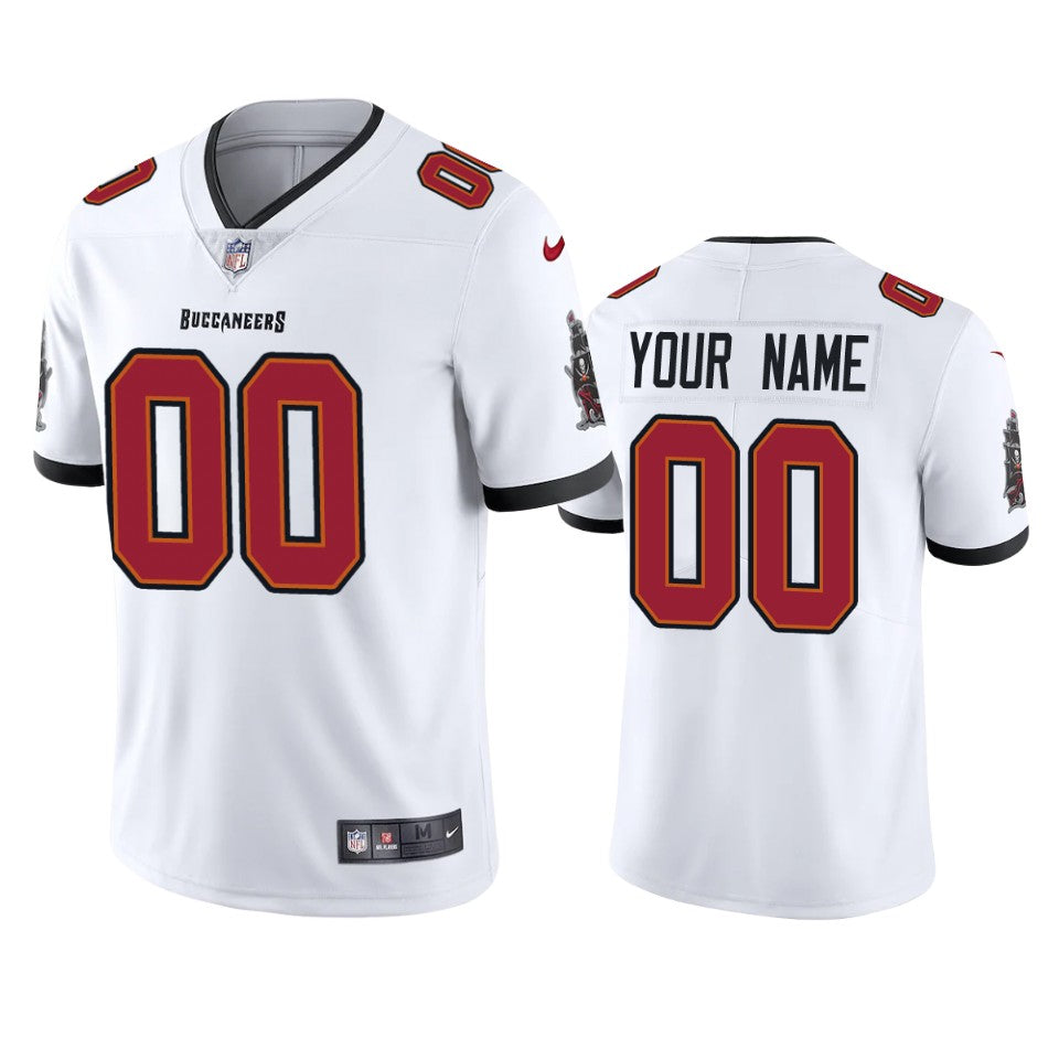 Tampa Bay Buccaneers Custom White 2020 Vapor Limited Jersey Mens