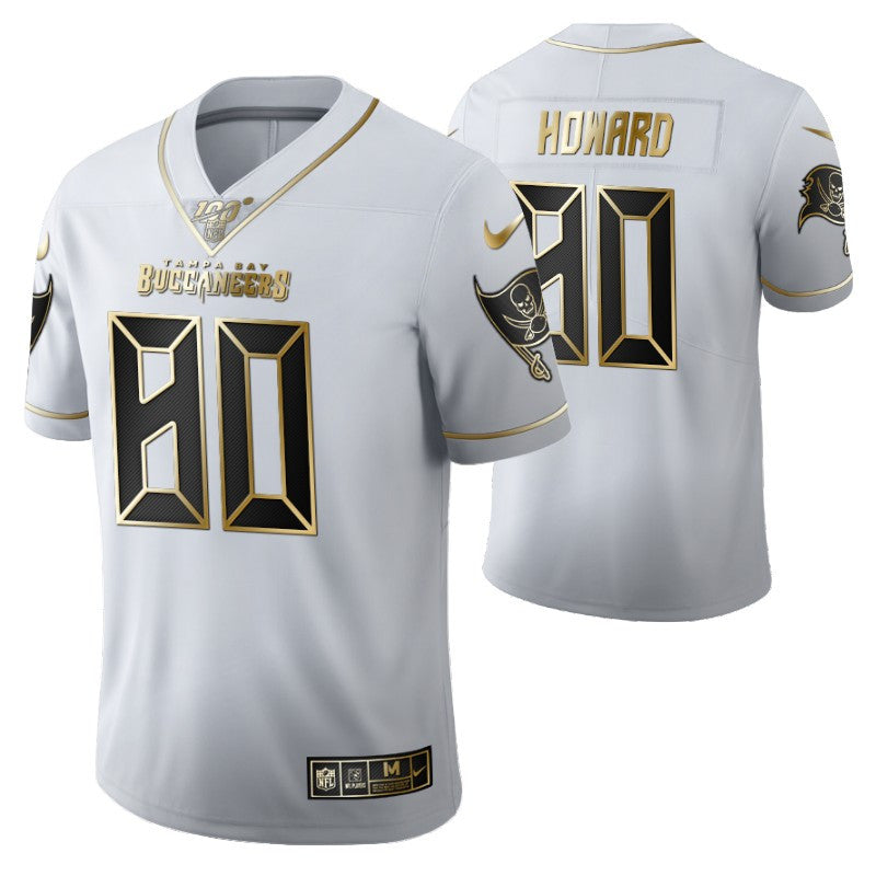 Tampa Bay Buccaneers Oj Howard 80 2021 Nfl Golden Brandedition White Jersey Gift For Buccaneers Fans