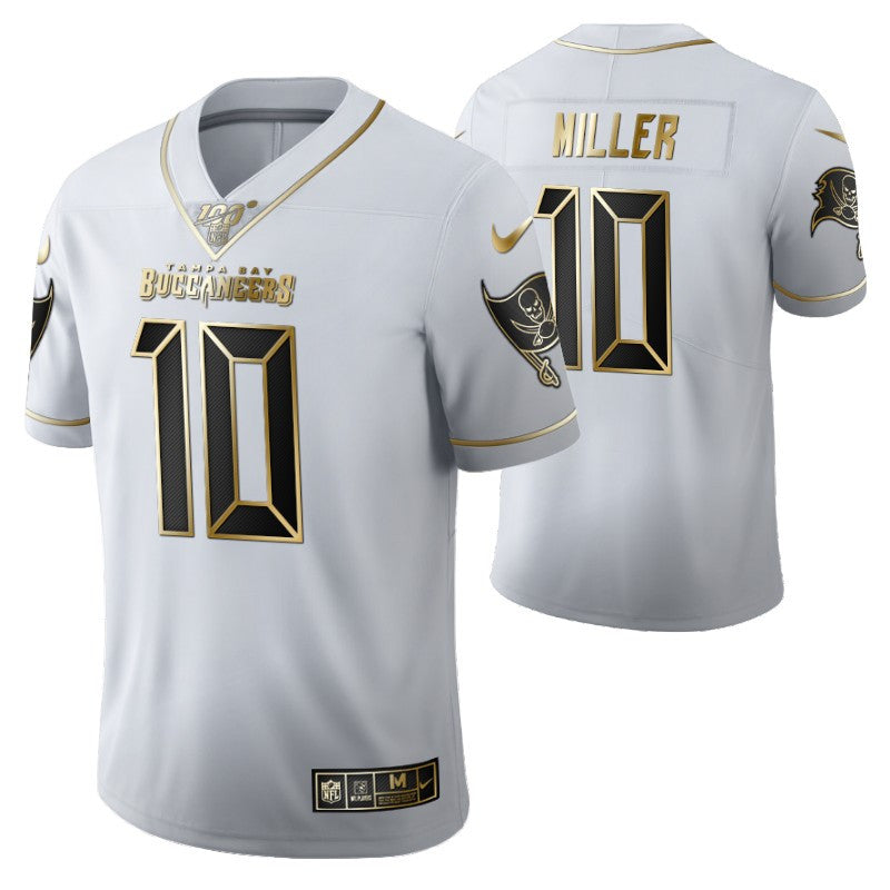 Tampa Bay Buccaneers Scotty Miller 10 2021 Nfl Golden Brandedition White Jersey Gift For Buccaneers Fans