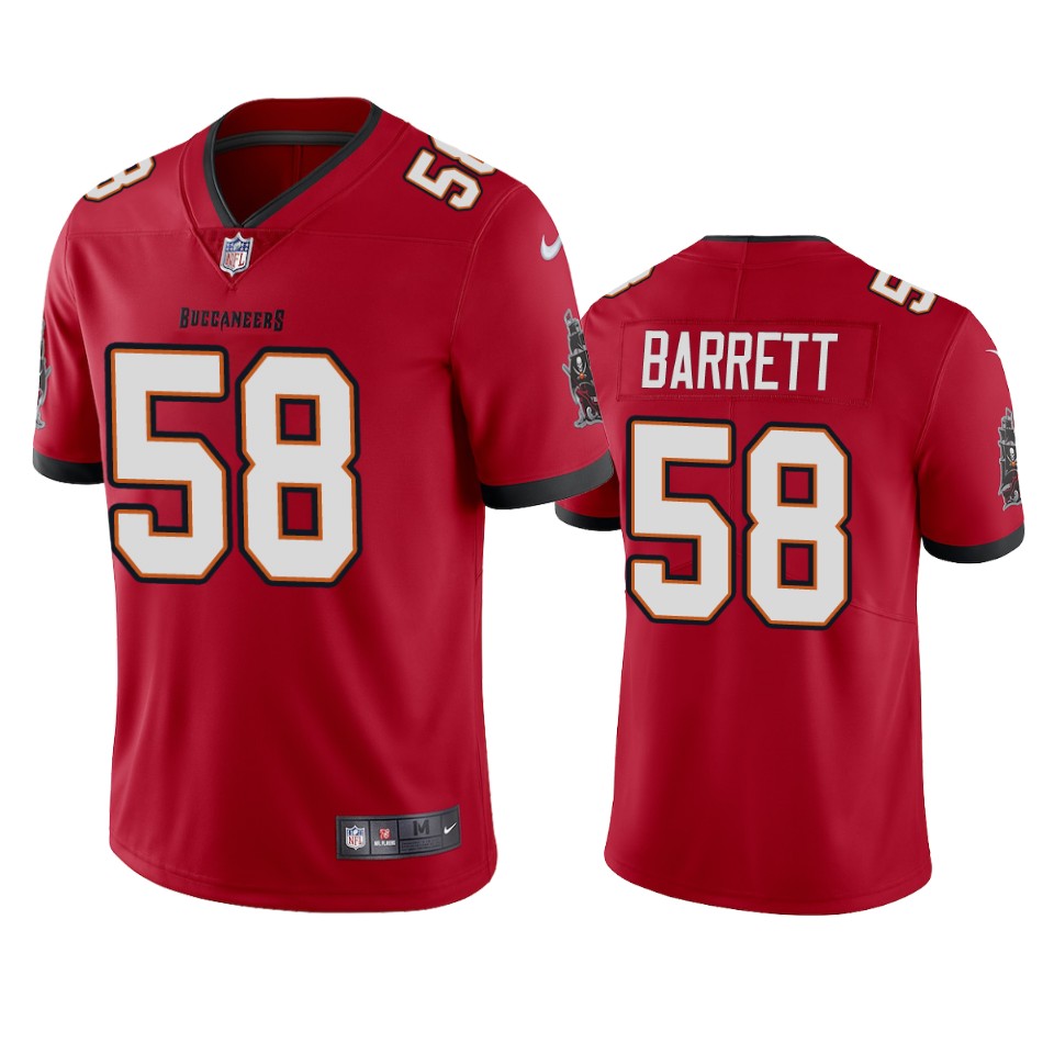 Tampa Bay Buccaneers Shaquil Barrett Red 2020 Vapor Limited Jersey Mens