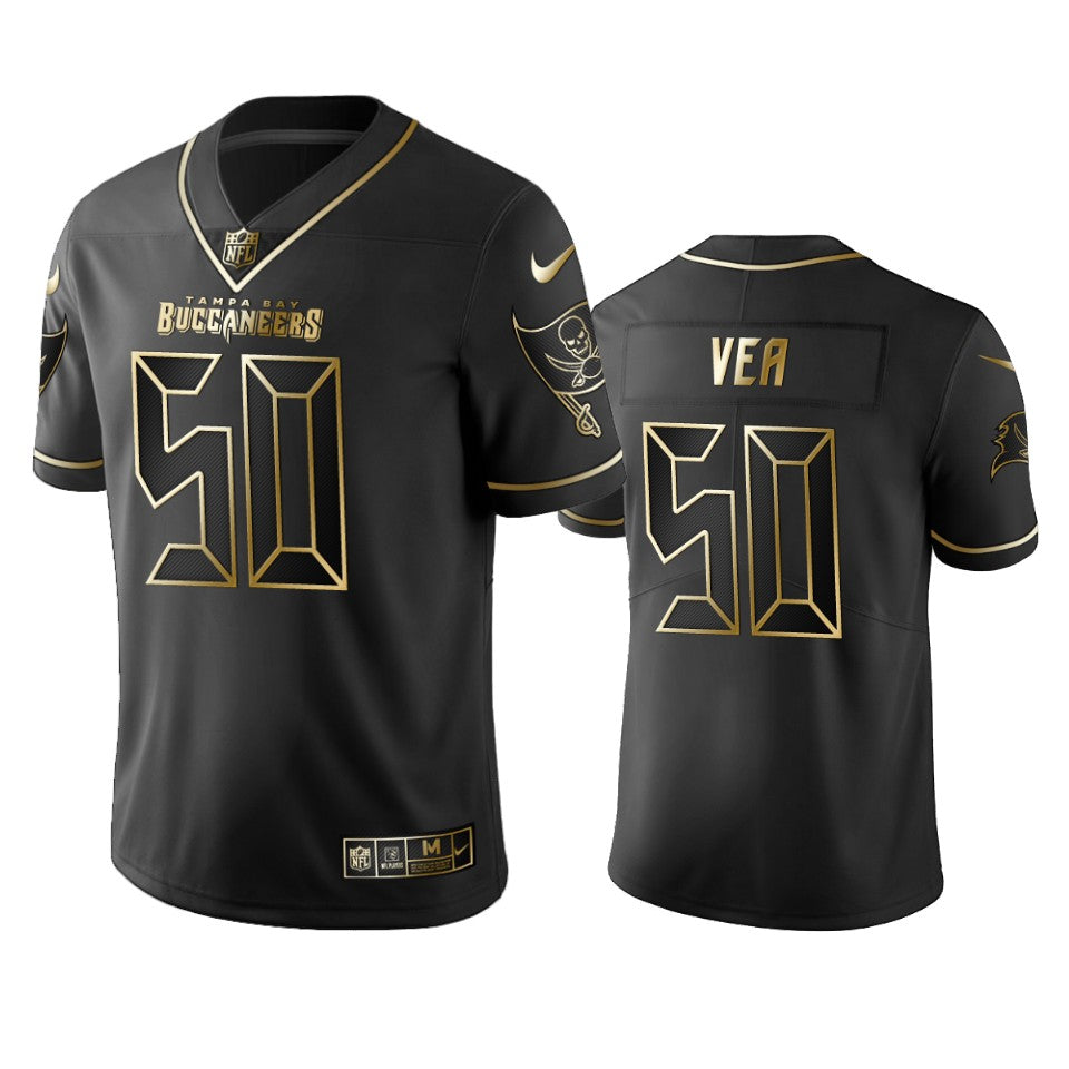 Tampa Bay Buccaneers Vita Vea Black Golden Edition 2019 Vapor Untouchable Limited Jersey Mens