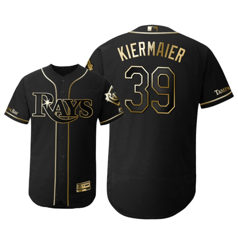 Tampa Bay Rays 39 Kevin Kiermaier Mlb 2019 Golden Brandedition Black Jersey Gift For Rays Fans