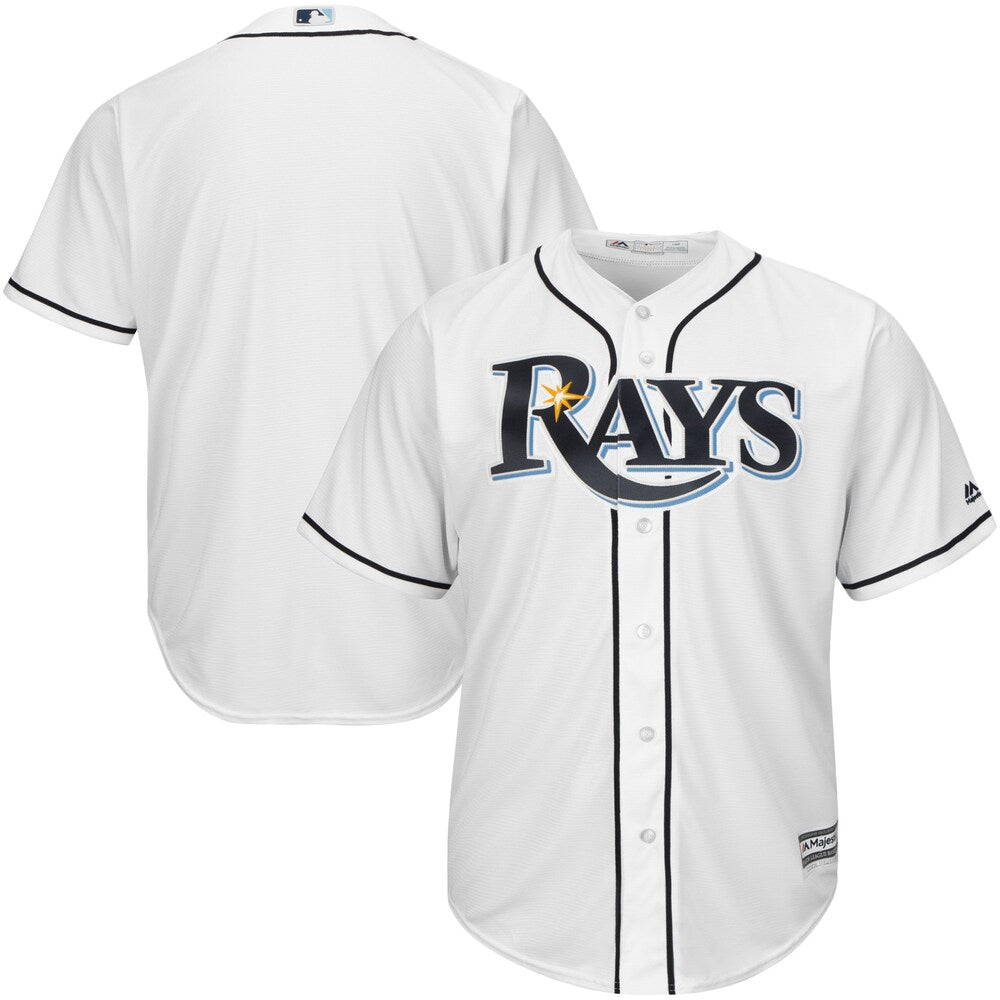 Tampa Bay Rays Majestic Official Cool Base Jersey White