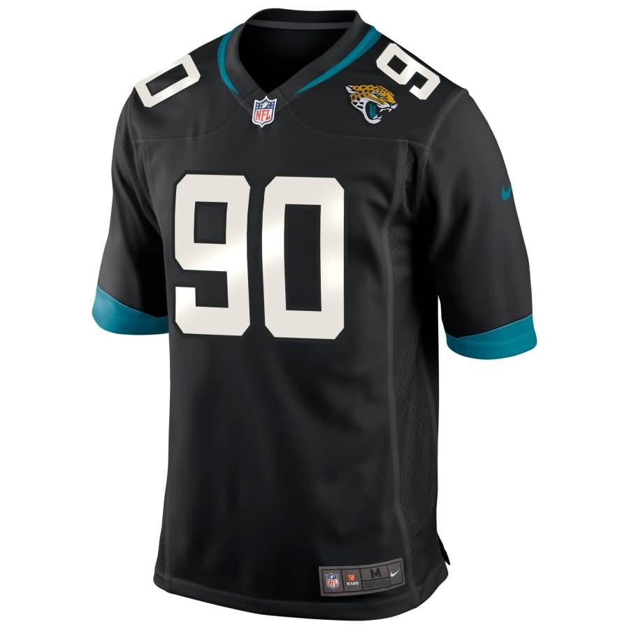 Taven Bryan Jacksonville Jaguars 2018 Nfl Draft First Round Pick Game Jersey Black
