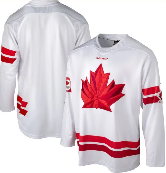 Team Canada Milan Winter Olympics 2026 Jersey Stitched White