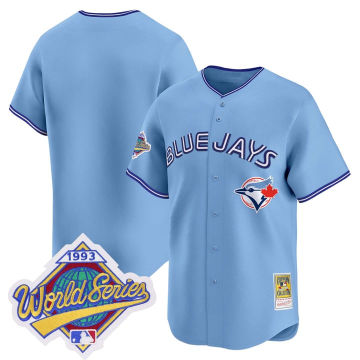 Team Jersey Toronto Blue Jays 1993 World Series Throwback Stitched