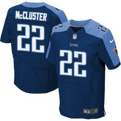 Tennessee Titans 22 Dexter Mccluster Navy Blue Alternate Nfl Nike Elite Jersey