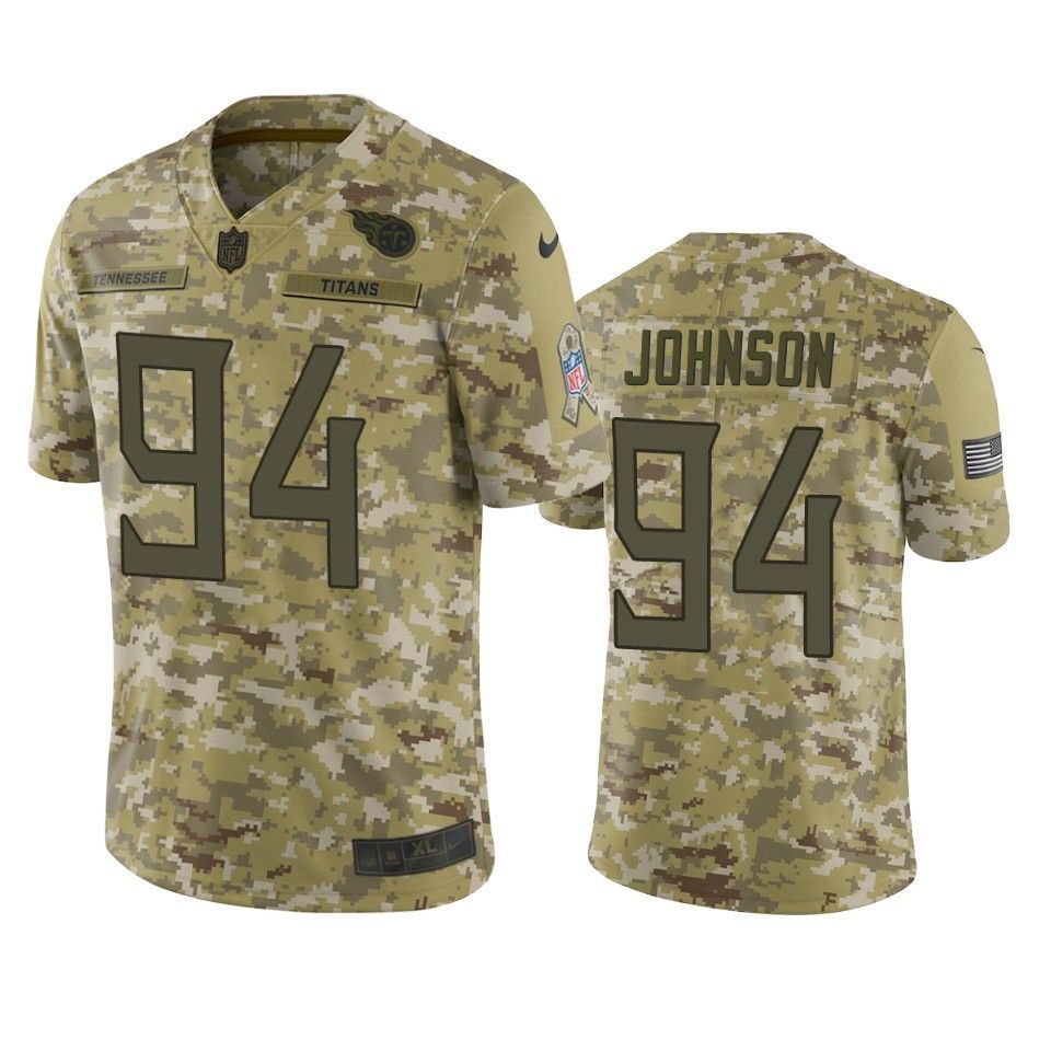 Tennessee Titans Austin Johnson Jersey Nfl Camo Salute To Service