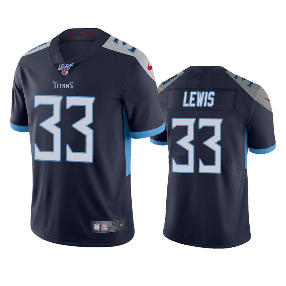 Tennessee Titans Dion Lewis Navy 100th Season Vapor Limited Jersey