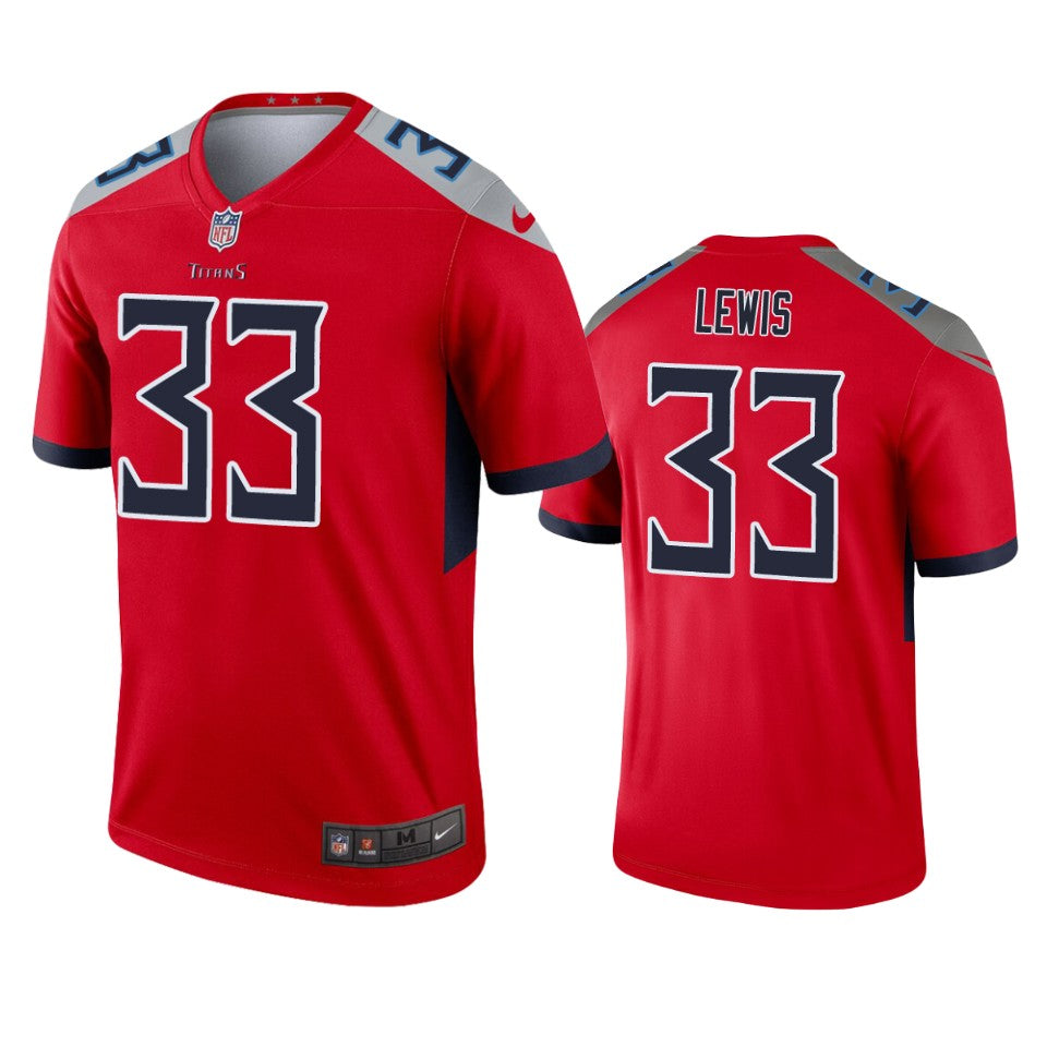 Tennessee Titans Dion Lewis Red Inverted Legend Jersey