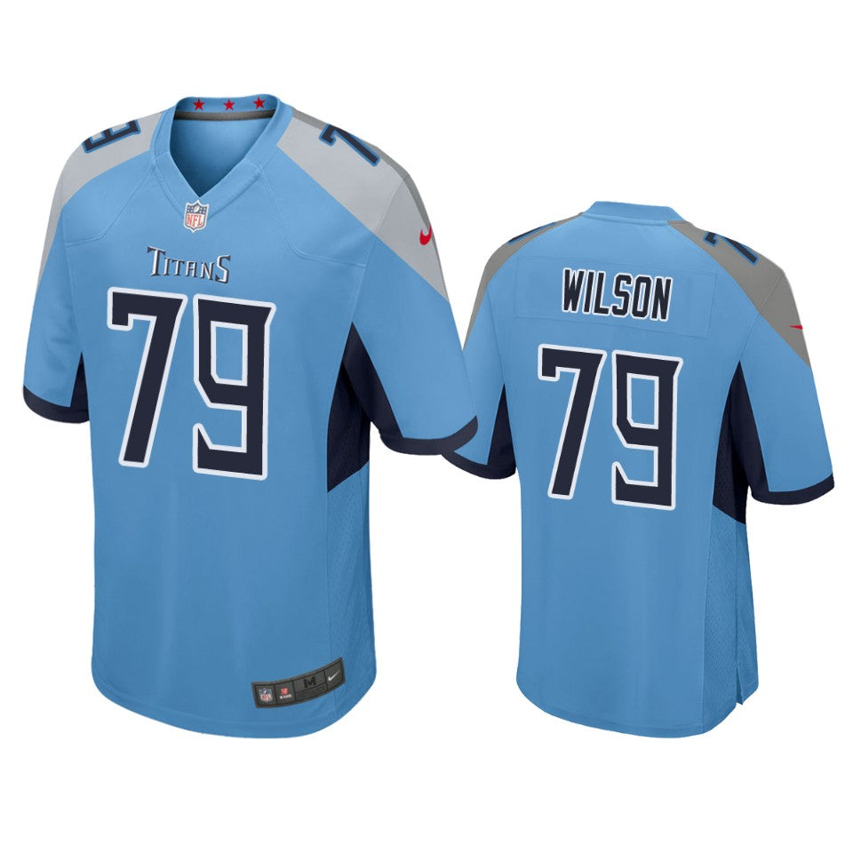 Tennessee Titans Isaiah Wilson Light Blue 2020 Nfl Draft Game Jersey