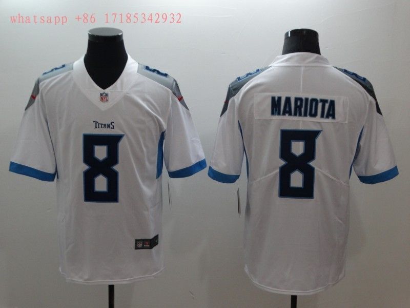 Tennessee Titans Marcus Mariota 8 2020 Nfl White Jersey Jersey