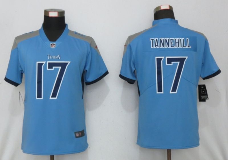 Tennessee Titans Ryan Tannehill 17 Nfl 2020 Steel Blue Jersey