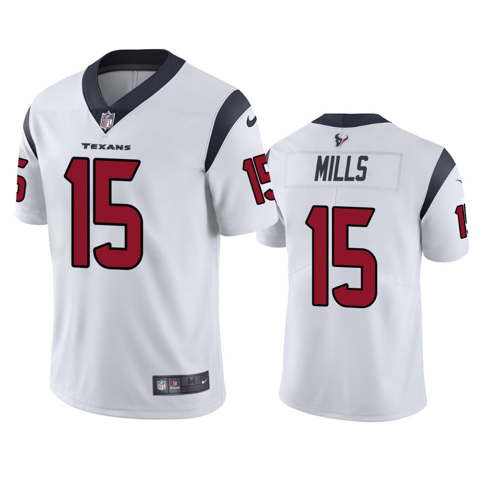 Texans Davis Mills Vapor Limited White Jersey