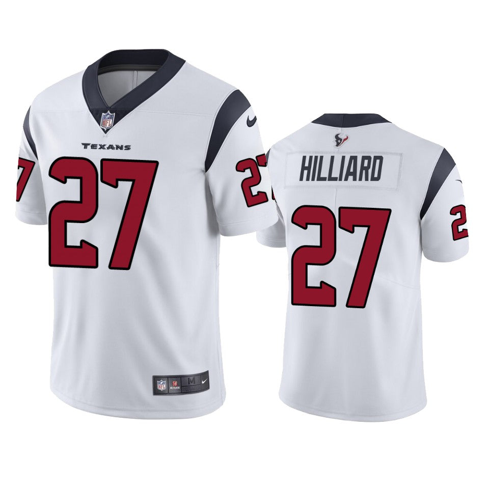 Texans Dontrell Hilliard Vapor Limited White Jersey