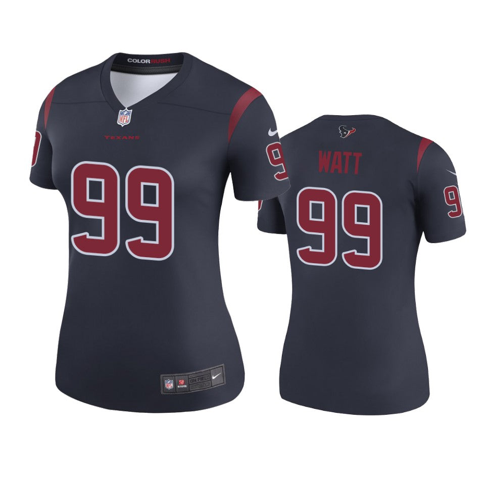Texans Jj Watt Navy Color Rush Legend Jersey
