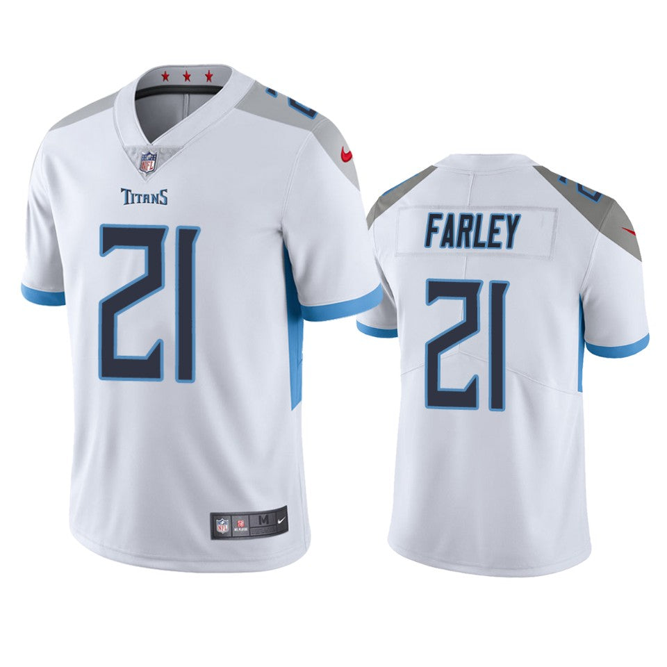 Titans Matthias Farley Vapor Limited White Jersey
