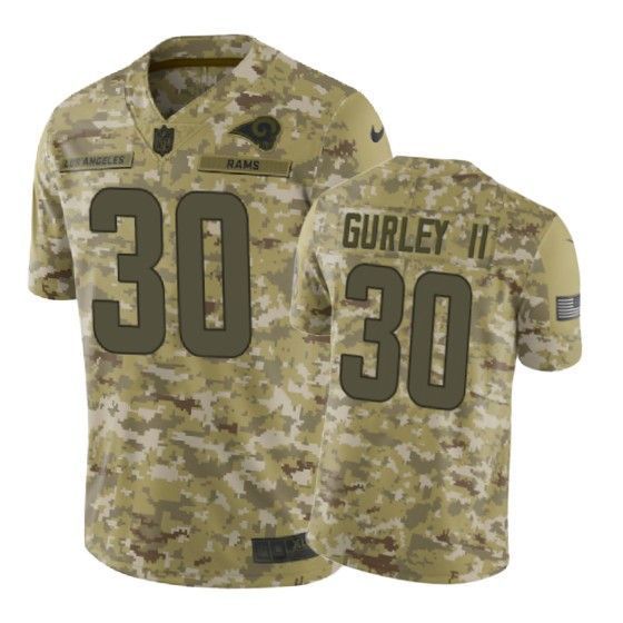 Todd Gurley Jersey Nfl Camo Los Angeles Rams