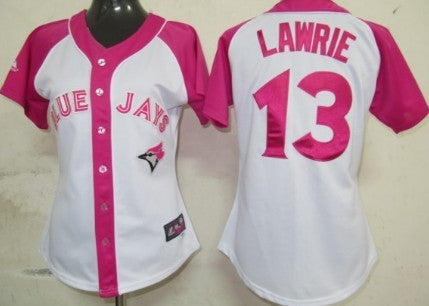Toronto Blue Jays 13 Brett Lawrie 2012 Fashion Womens By Majestic Athletic Jersey