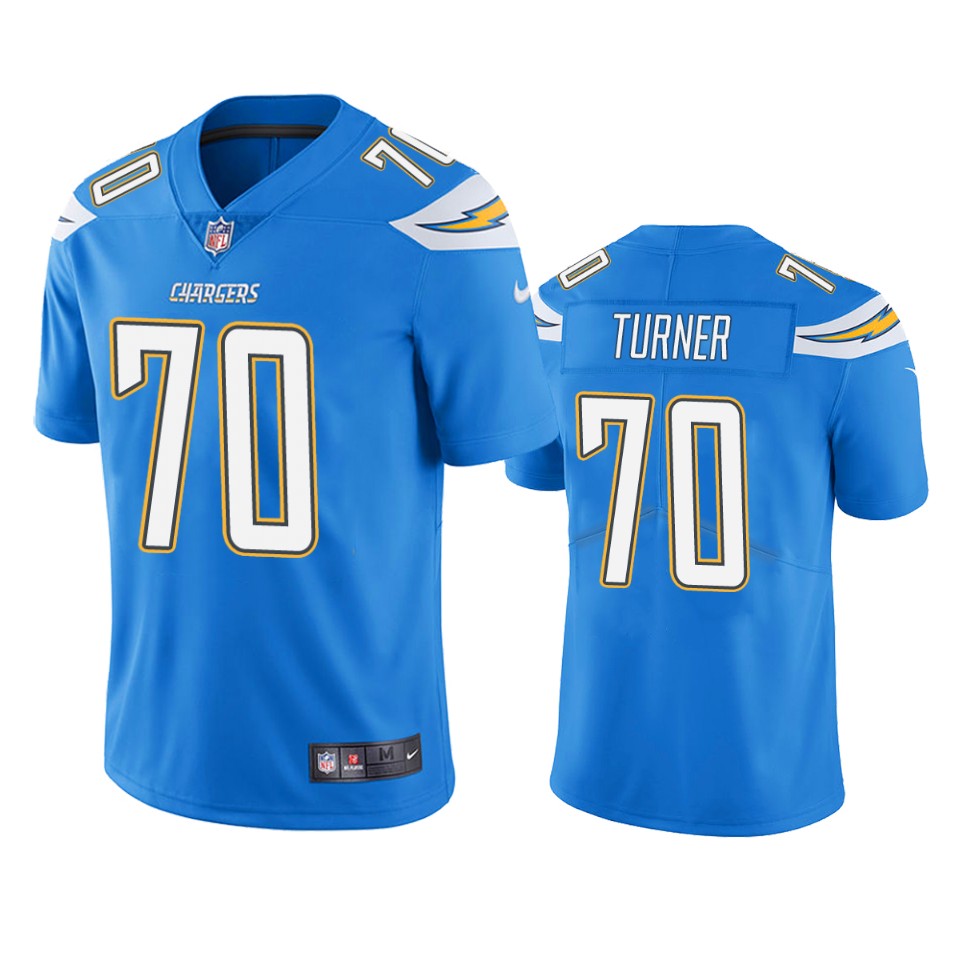 Trai Turner Los Angeles Chargers Light Blue Vapor Limited Jersey