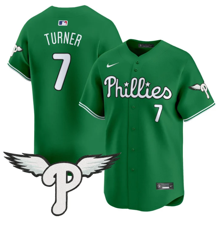 Trea Turner Jersey #7 Philadelphia Phillies 2025 Vapor Premier Limited Stitched