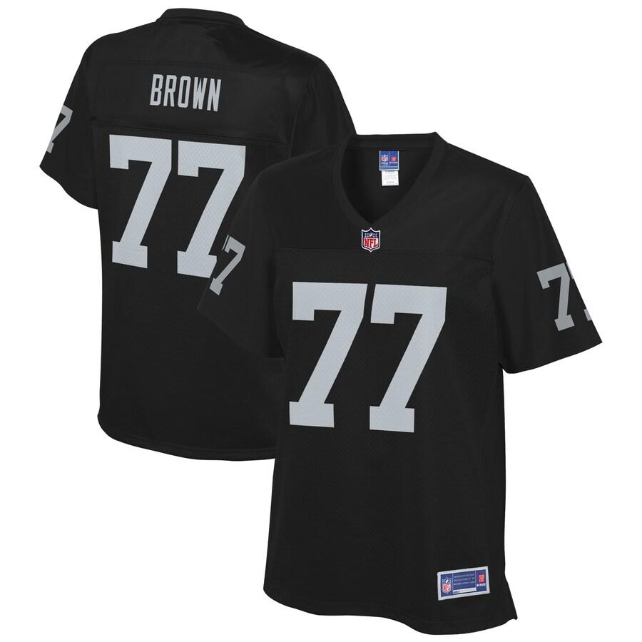 Trent Brown Las Vegas Raiders Nfl Pro Line Womens Team Player Jersey Black